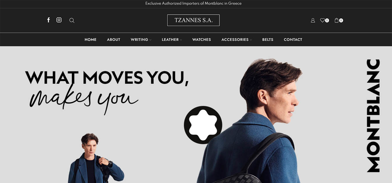 Κατασκευή eshop Montblanc Athens – Respect Web – Ask Websites